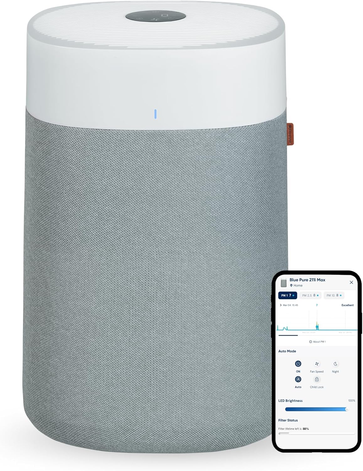 Blueair Blue Pure 211i Max Smart Air Purifier