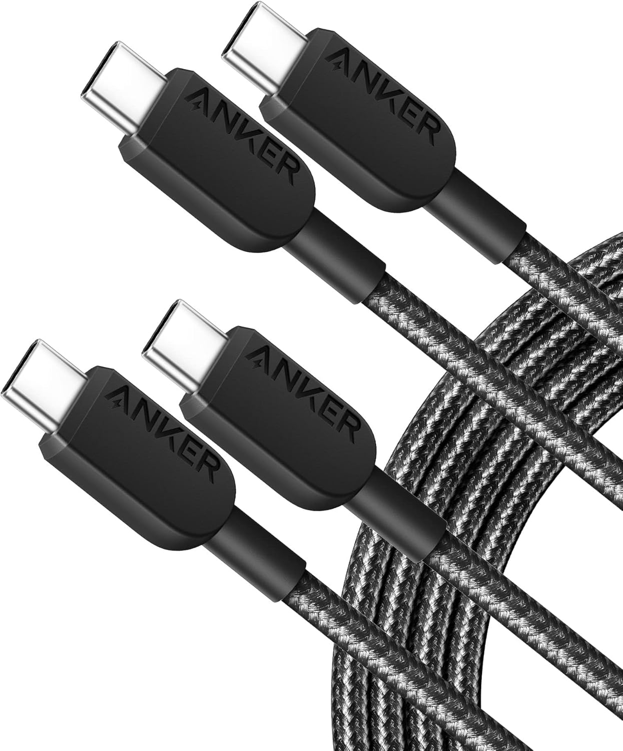 Anker USB-C to USB-C Cable 60W 6ft 2-Pack