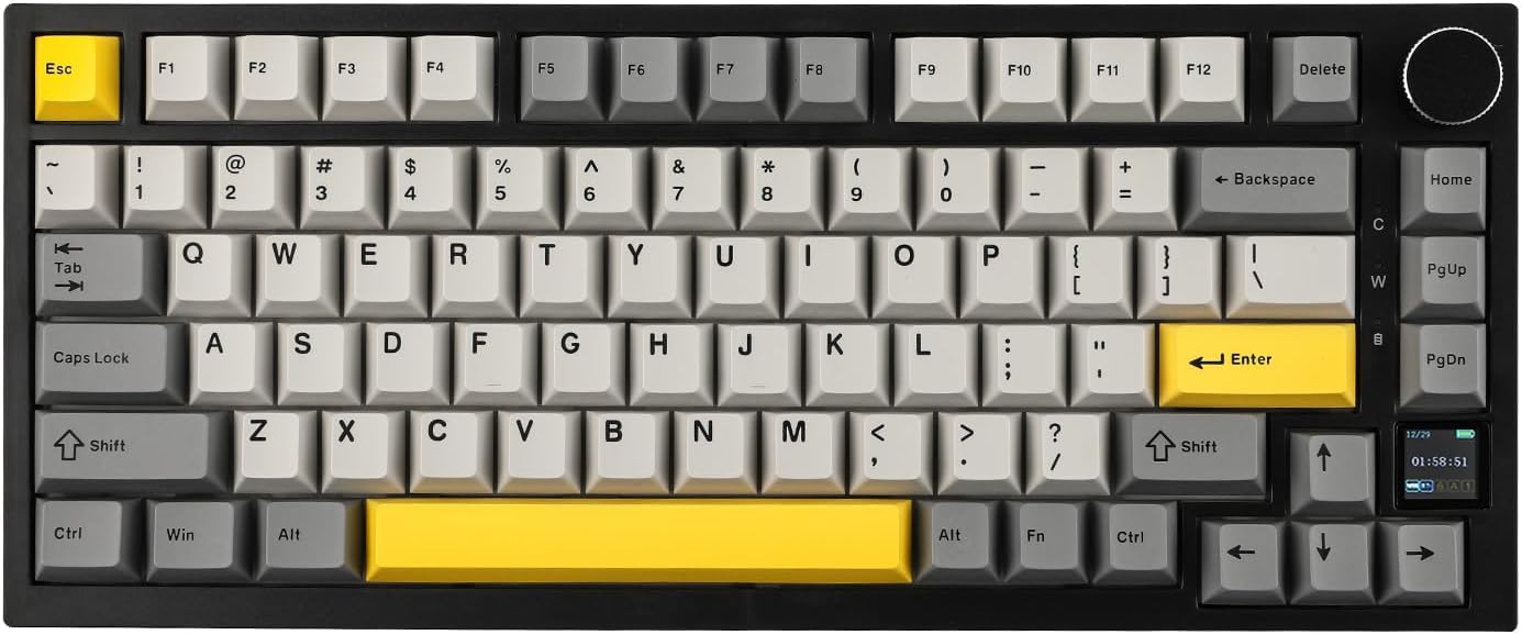 EPOMAKER Ajazz AK820 Pro 75% Mechanical Keyboard with TFT Screen