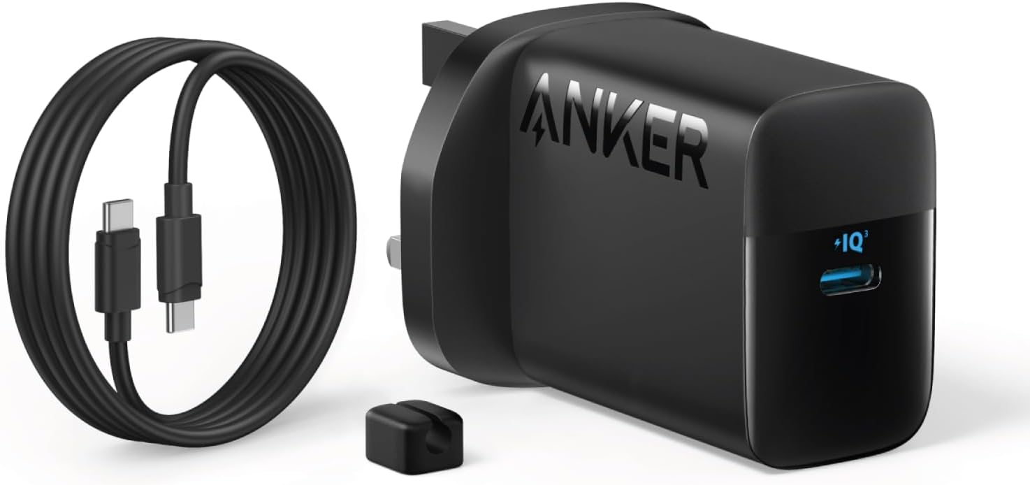 Anker 45W USB-C Charger with 6ft Cable Included