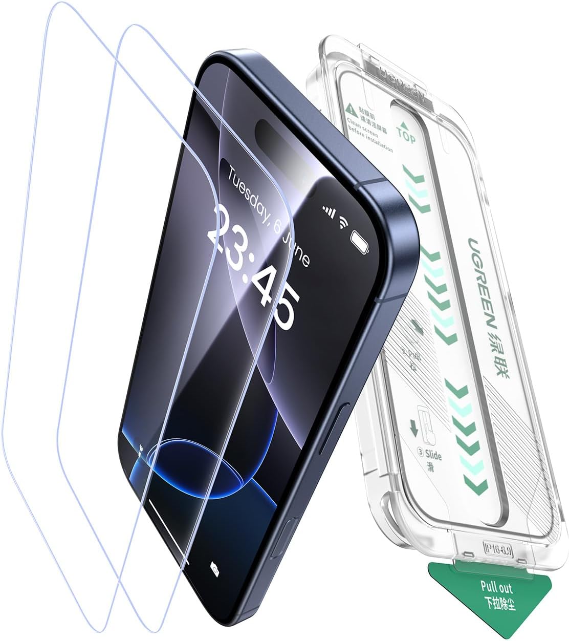 UGREEN iPhone 17 Pro Max Screen Protector 2-Pack